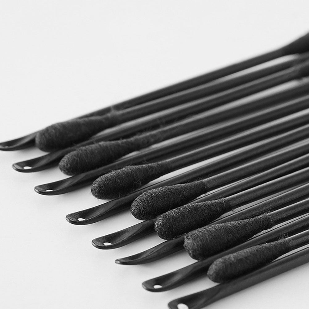 Eyelash Extension Cleaning - 200本入り精密チップ綿棒、まつげエクステのクリーニング、プライマー除去、メイクアップ、プロのサロンや家庭での使用に最適