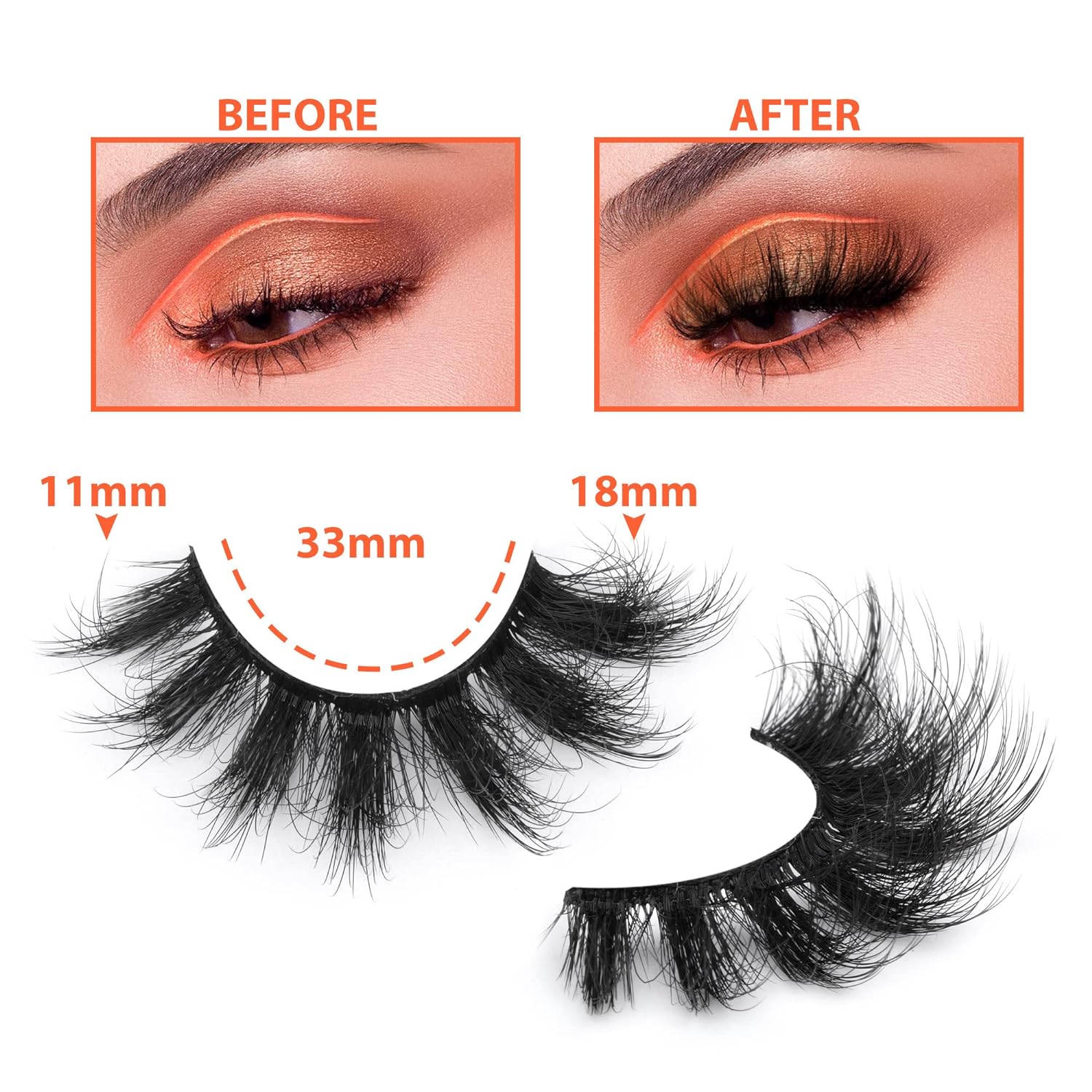 7 ペアふわふわまつげ 8D つけまつげ 20 ミリメートル - Eyelash Extension Cat Eye のレビューと価格