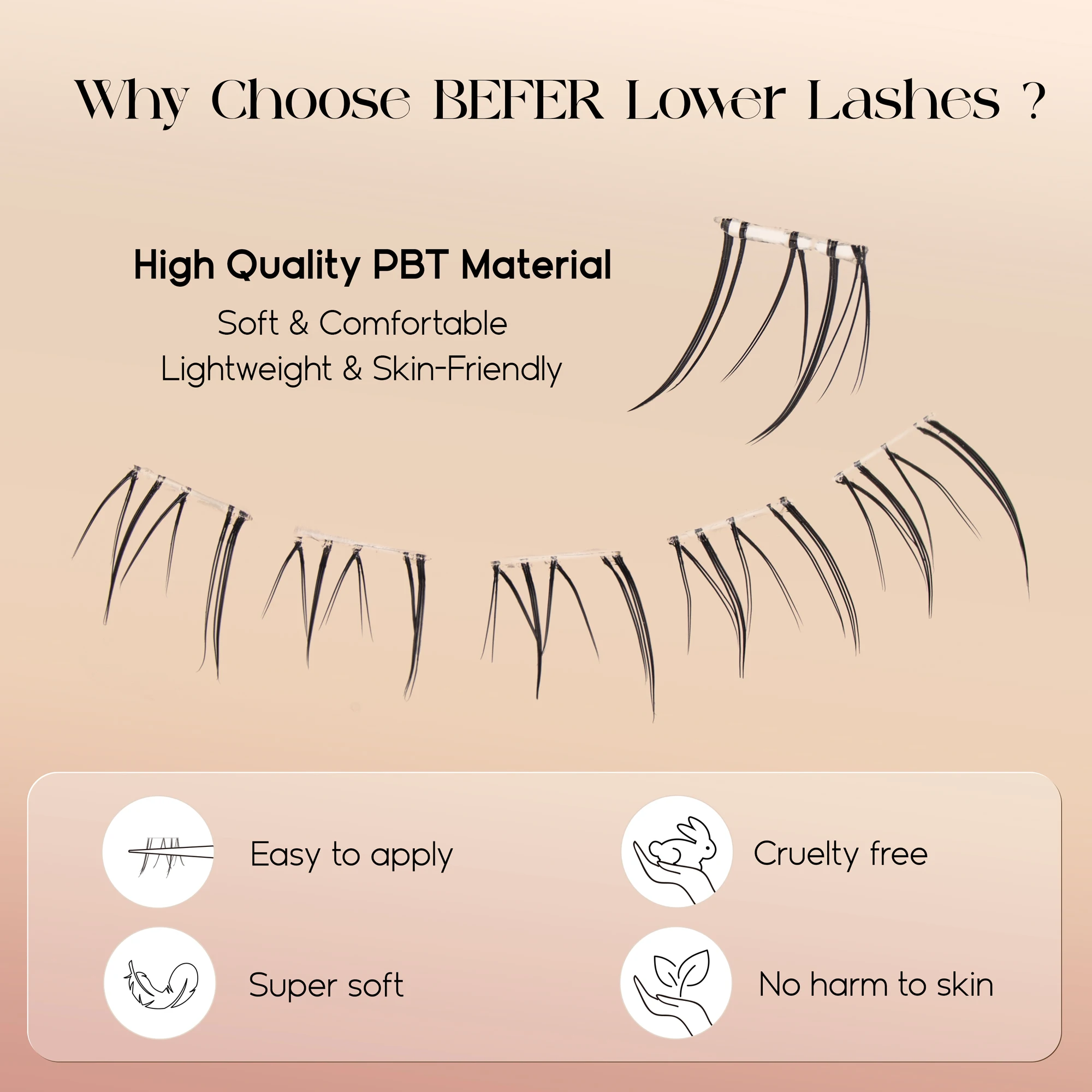 接着剤不要の下まつげ 自然な見た目 自己粘着式つけまつげ マ - Eyelash Extension Natural のレビューと価格