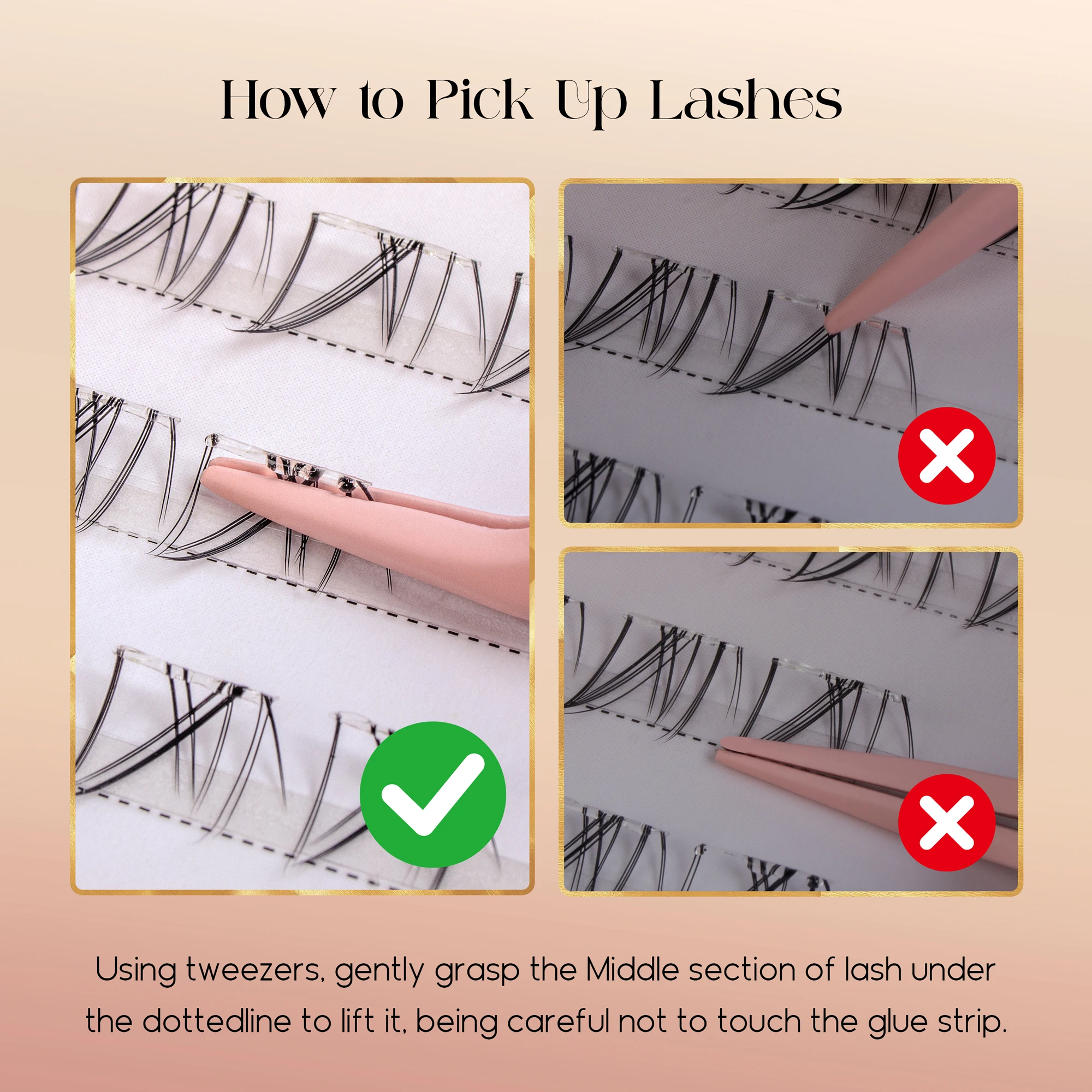 接着剤不要の下まつげ 自然な見た目 自己粘着式つけまつげ マ - Eyelash Extension Natural のレビューと価格