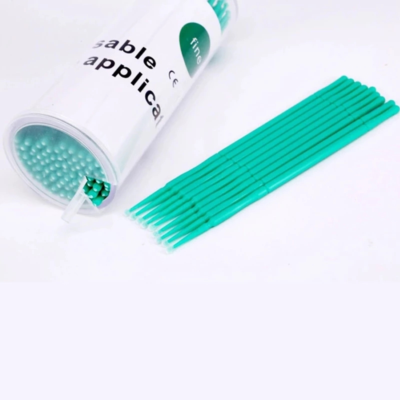 100本入り/ボトル マイクロブラシ まつげリフトキット用  - Eyelash Extension Cleaning のレビューと価格