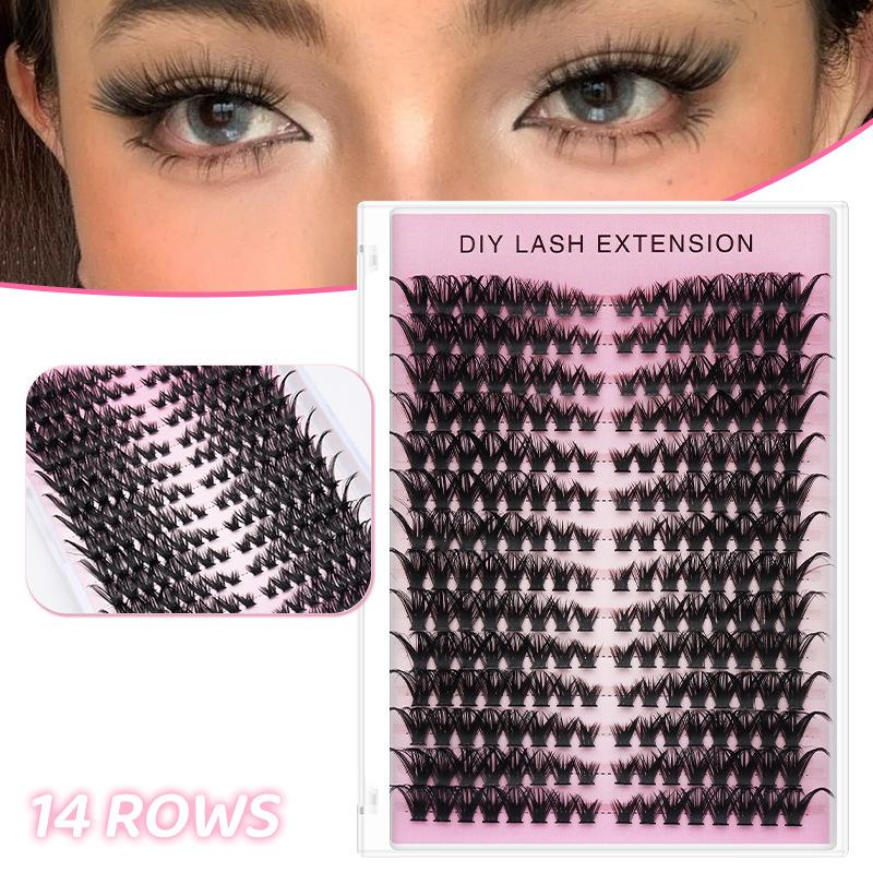 20個入り DIYつけまつげ セルフエクステ ソフトボリュー - Eyelash Extension Look のレビューと価格