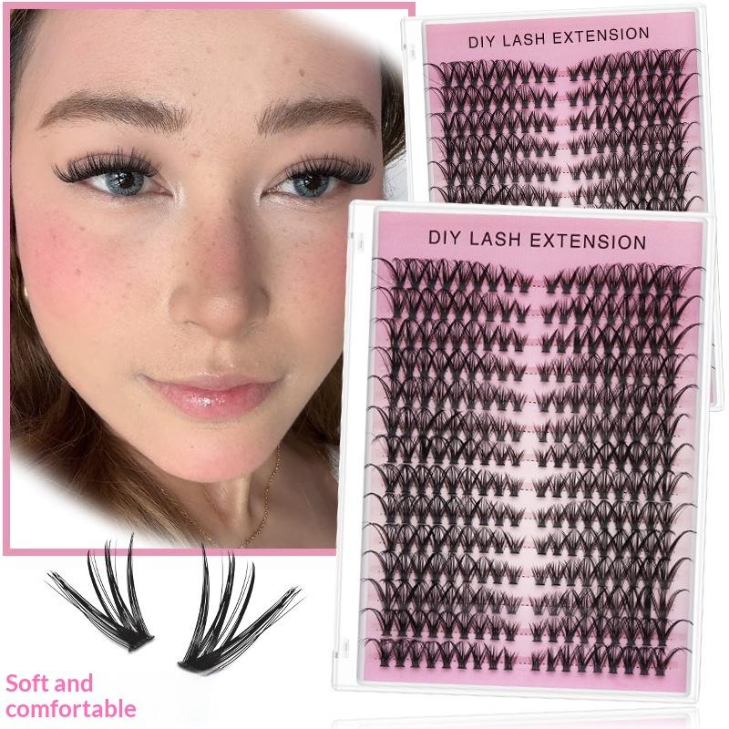 20個入り DIYつけまつげ セルフエクステ ソフトボリュー - Eyelash Extension Look のレビューと価格
