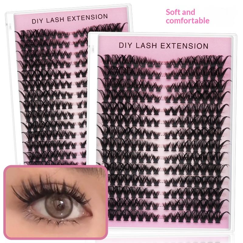 20個入り DIYつけまつげ セルフエクステ ソフトボリュー - Eyelash Extension Look のレビューと価格
