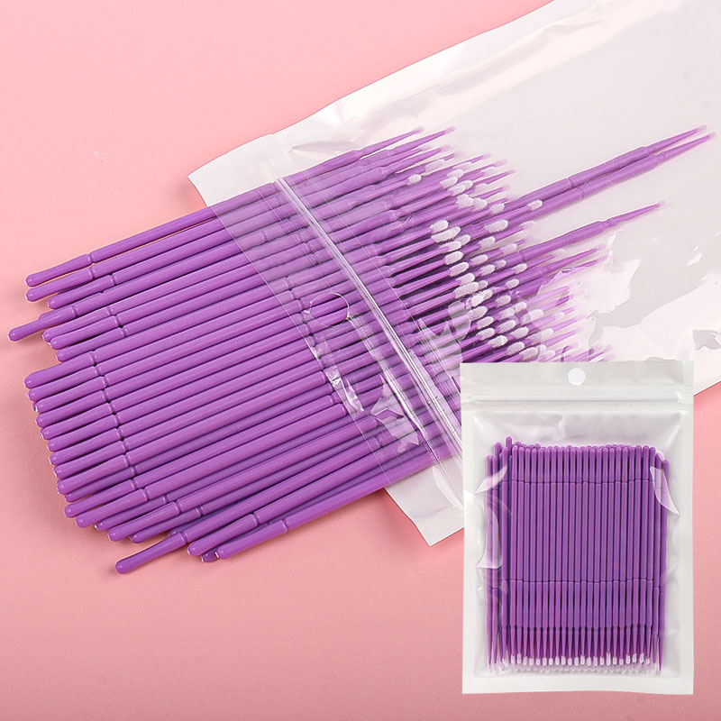 100本入り/袋 竹製まつげエクステ洗浄綿棒 ラッシュリフト - Eyelash Extension Cleaning のレビューと価格