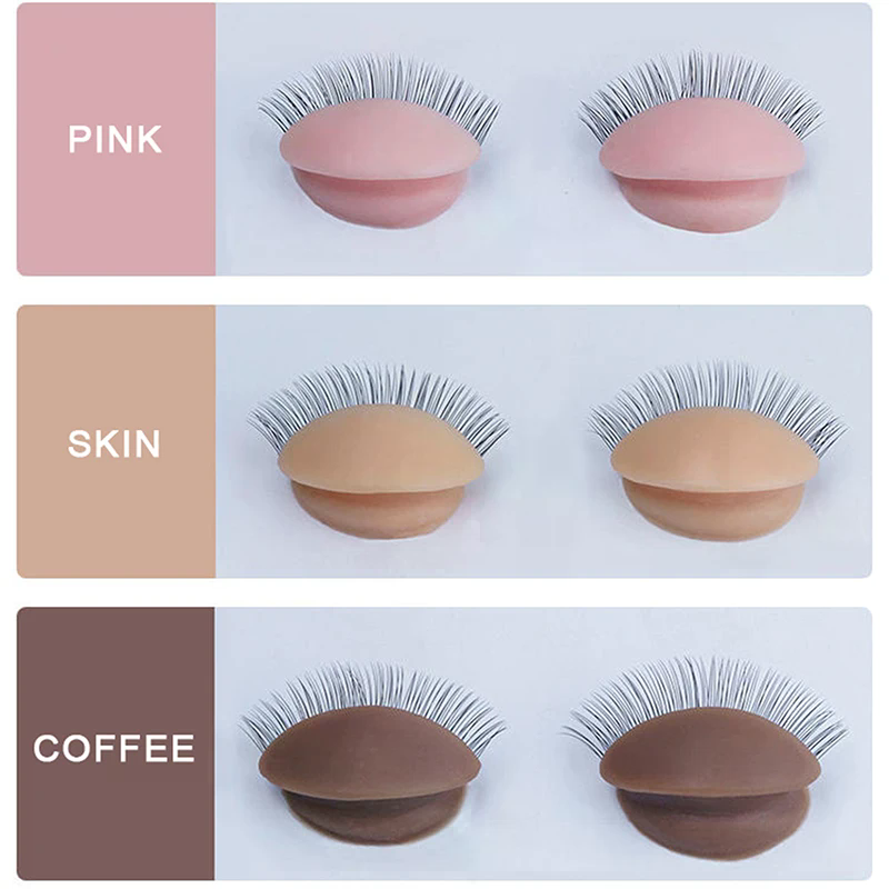 交換可能なつけまつげエクステ練習用ヘッドモデル シリコン製  - Eyelash Extension Model のレビューと価格