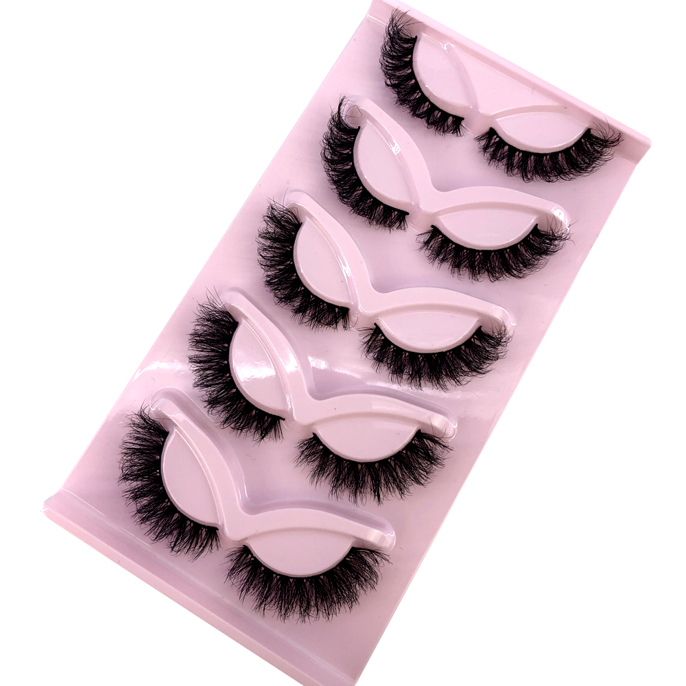 HBZGTLAD 新しいキャットアイまつげ 5ペア 3Dフェ - Eyelash Extension Cat Eye のレビューと価格