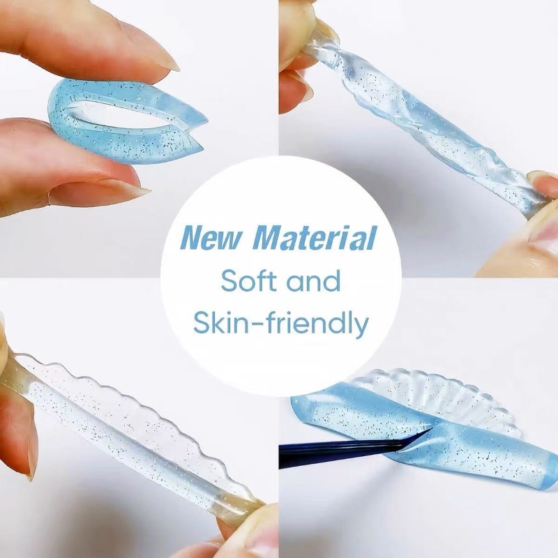 5ペアのまつげパーマパッドCカールシリコンラッシュリフティン - Eyelash Extension C Curl のレビューと価格