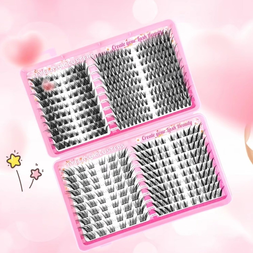 ホットナチュラルルックつけまつげブラック C カール 3D  - Eyelash Extension Look のレビューと価格