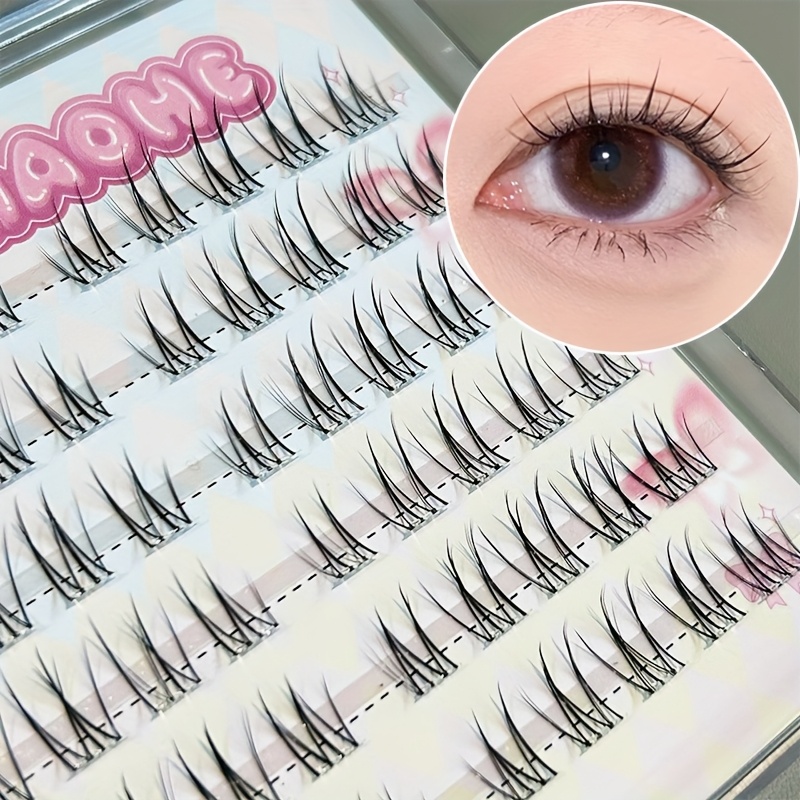 ミクシャオヘ ピュアルック グルーレスつけまつげ 60束 C - Eyelash Extension C Curl のレビューと価格