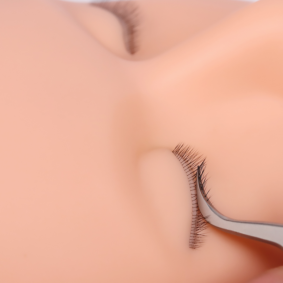 3層まつげマネキンヘッド練習用まつげメイクアップツールまつげ - Eyelash Extension Model のレビューと価格
