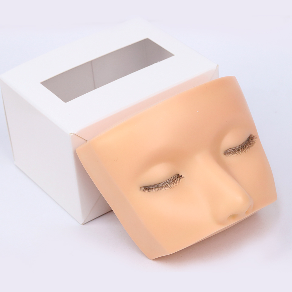 3層まつげマネキンヘッド練習用まつげメイクアップツールまつげ - Eyelash Extension Model のレビューと価格