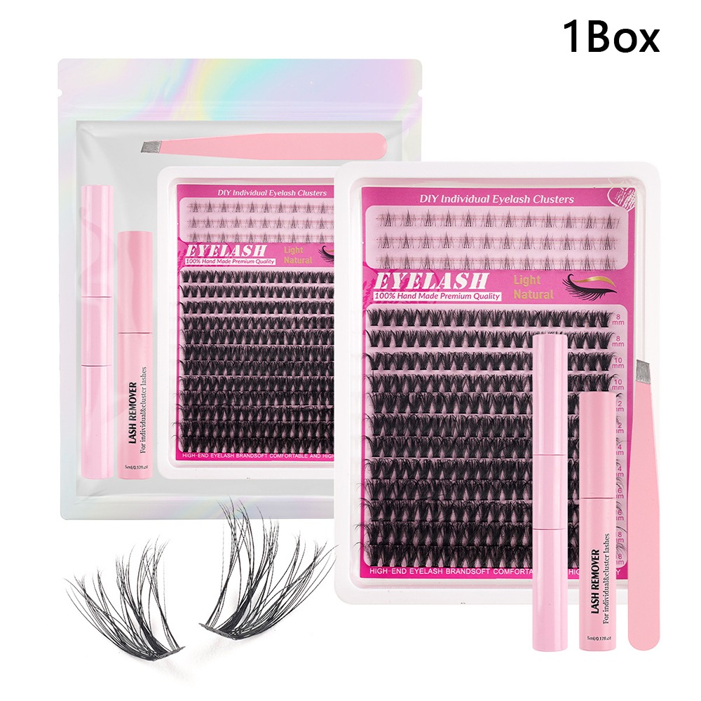 8-18mmの長さのつけまつげ、ナチュラルな見た目、ウィスピ - Eyelash Extension Look のレビューと価格