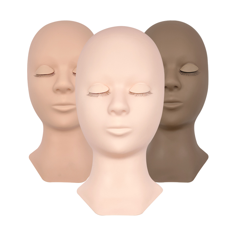 まつげエクステンショントレーニング練習ヘッドフラットソフト現 - Eyelash Extension Model のレビューと価格