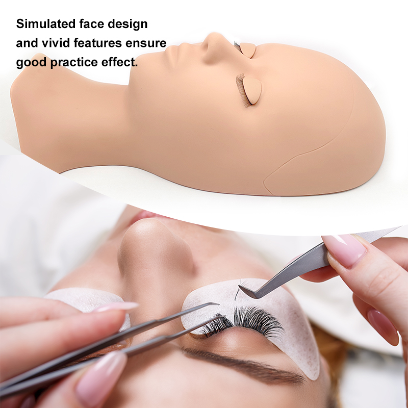 まつげエクステンショントレーニング練習ヘッドフラットソフト現 - Eyelash Extension Model のレビューと価格