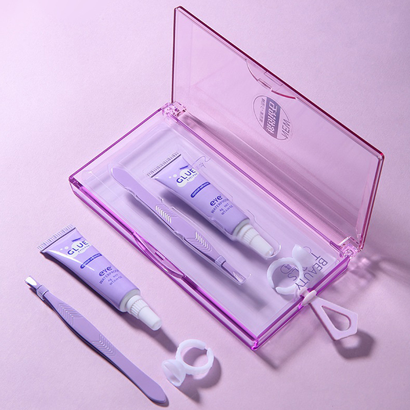 まつげ接着剤とピンセットセット防水速乾性自己粘着性刺激のない - Eyelash Extension Eye Irritation のレビューと価格