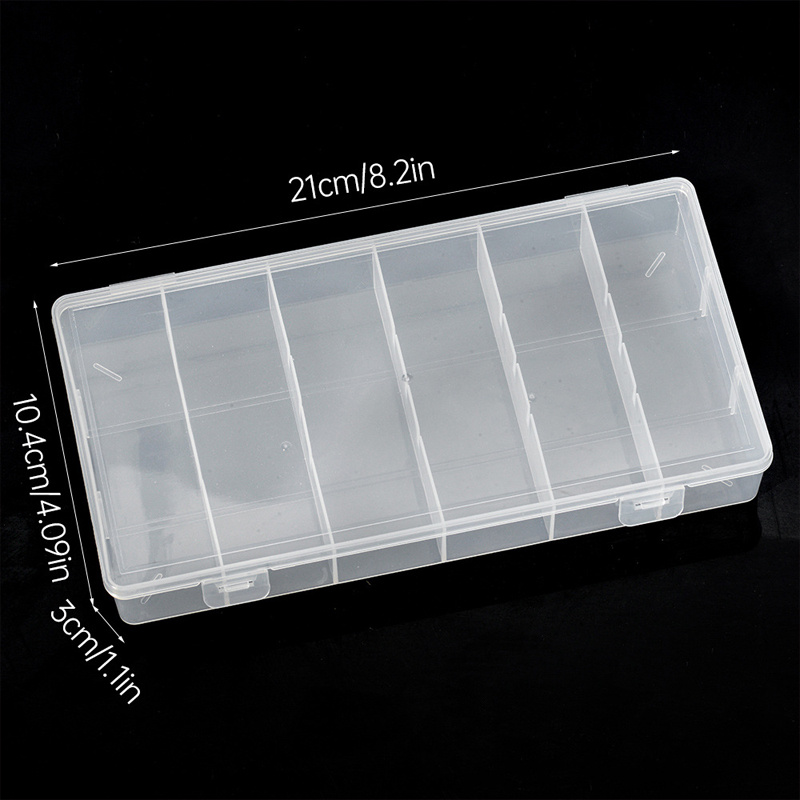 6コンパートメント収納ボックス、プラスチック製ジュエリー収納 - Eyelash Extension Model のレビューと価格